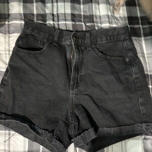 black american eagle shorts